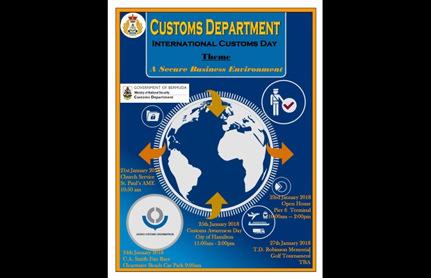 BERMUDA : ICD 2018 was celebrated through innovative events organized over a period of a week, culminating on 26 January, such as: An “open house” with a series of displays and demonstrations to raise awareness among the public of Customs’ role; the annual “C.A. Smith Run, Walk, Ride Fun Race,” named in honour of former Senior Customs Officer Colin Smith; and distribution by Customs officers going in the streets refreshments and small tokens to the public.