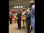 Mr. Makoto Fujishiro, Director General of Tokyo Customs, Japan Customs delivering his address at the buffet