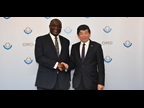 WCO SG Kunio Mikuriya and Hon. Alan Kerematen at the occasion of their meeting on 26 February 2020 at WCO Headquarters