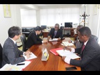 WCO SG meeting with the Commissioner General of TRA, Dr. Edwin Mhede and members of his management team